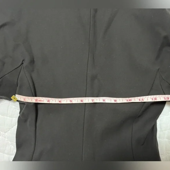 & Other Stories Fitted Scuba Feel Black Blazer in Size 34 - Picture 9 of 10